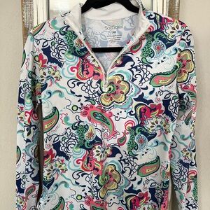 San Soleil quarter zip athletic jacket size XS
